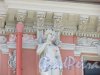 Потемкинская ул., дом 3. Лицо кариатиды после реставрации. Фото 14 апреля 2019 г.