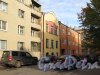 Перспектива четной стороны улицы Некрасова в городе Выборге (дома 4-10). фото октябрь 2017 г. 
