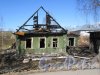 Ул. Куприна (Гатчина), д. 9. Деревянный частный жилой дом после пожара. фото апрель 2018 г.