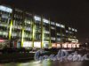 улица Маршала Говорова, дом 35, литера А. Общий вид фасада со стороны улицы Маршала Говорова в ночном оформление. Фото 18 декабря 2019 года.