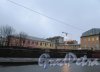 Днепропетровская улица, дом 14, литера Б. Общий вид участка со стороны набережной реки Волковки. Фото 25 декабря 2019 года.