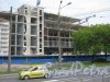 Бухарестская ул., дом 32. Строительство здания ТРК «Континент на Бухарестской». Фото 5 июля 2012 г.