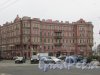 улица Льва Толстого, дом 1-3, литера А. Общий вид фасада доходного дома В. М. Корзинина со стороны площади. Фото 3 марта 2020 г.
