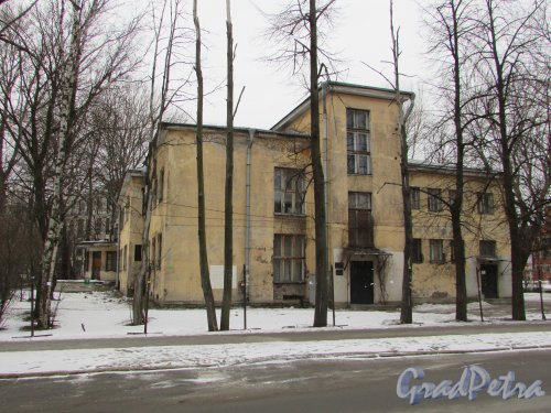 Миргородская улица, дом 3, литера С. Общий вид одного из корпусов Боткинской больницы. Фото 2 марта 2019 года.
