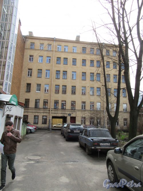 улица Мира, дом 29, литера Б. Доходный дом. Общий вид фасада. Фото апрель 2018 г.