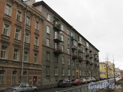Прилукская ул., д. 29 (правая часть). Общий вид здания пятиэтажного жилого дома. Октябрь 2008 г.