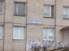 Авангардная улица, дом 31, литера А. Табличка с номером здания. Фото 4 февраля 2017 г.