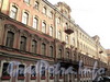 Галерная ул., д. 20 (правая часть) / Замятин пер., д. 4. Фасад по улице. Фото июнь 2010 г.