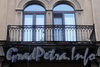 Галерная ул., д. 47. Решетка балкона. Фото июнь 2010 г.