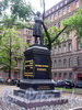 Памятник А.С. Пушкину в сквере на Пушкинской улице. Фото июнь 2004 г.