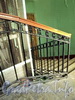 Рузовская ул., д. 3. Решетка перил лестницы. Фото август 2010 г.