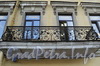 Рузовская ул., д. 21. Решетка балкона. Фото май 2010 г.