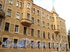 Барочная ул., д. 2 / Бол. Зеленина ул., д. 33. Фрагмент фасада по Барочной улице. Фото сентябрь 2010 г.