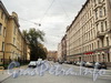 Перспектива Петропавловской улицы от набережной Карповки в сторону улицы Льва Толстого. Фото октябрь 2010 г.