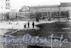 Пеньковая ул., д. 8. Строительство комплекса зданий Фильтроозонной станции. Фото 1912 г. (из архива ЦГАКФФД)