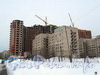Ул. Димитрова, д. 3, корп. 1. Строительство дома. Фото февраль 2011 г.