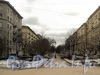 Перспектива улицы Победы от Московского проспекта в сторону Варшавской улицы. Фото апрель 2011 г.