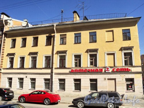 Ул. Радищева, д. 1 / ул. Жуковского, д. 36. Фасад корпуса по улице Радищева. Фото июль 2010 г.