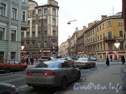 Перекресток Коломенской и Разъезжей улицы. Фото 2010 г.