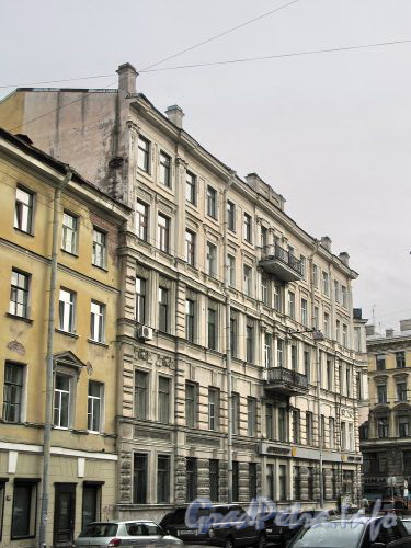 Гагаринская ул., д. 36 / ул. Пестеля, д. 8. Фасад по Гагаринской улице. Фото сентябрь 2010 г.