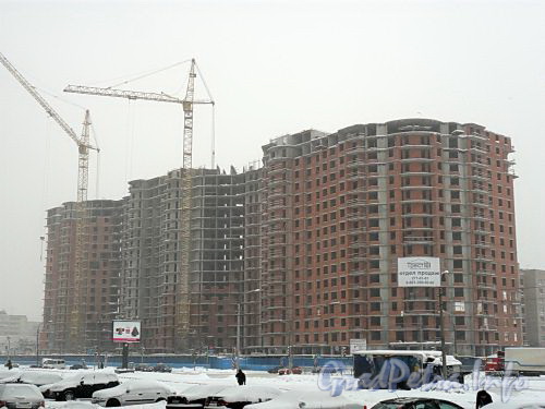 Ул. Димитрова, д. 3, корп. 1. Строительство жилого дома. Фото декабрь 2010 г.
