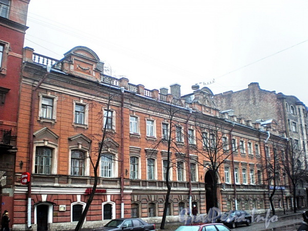 Ул. Писарева, д. 6-8. Фасад здания. Фото март 2009 г.