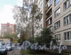 Хасанская ул., д. 18 корп. 1. Фрагмент фасада здания. Вид со двора. Фото октябрь 2011 г.