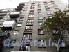 Торжковская ул., д. 11. Фрагмент фасада жилого дома. Вид со двора. Фото 2011 г.