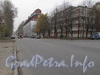 Перспектива Чугунной улицы от Менделеевской улицы в сторону Лесного проспекта. Фото октябрь 2011 г.
