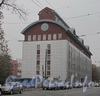 Чугунная ул. д. 4, лит А. Здание БЦ «Профиль». Вид со стороны Литовской улицы. Фото октябрь 2011 г.
