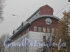 Чугунная ул. д. 4, лит А. Здание БЦ «Профиль». Фрагмент фасада. Фото октябрь 2011 г.