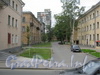 Перспектива улицы Гусева. Вид  от Среднеохтинского проспекта. Фото 2011 г.