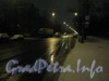 Перспектива Будапештской улицы  от дома 19 в сторону проспекта Славы ранним утром. Фото 1 января 2012 г.