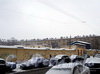 Территория участка дома 12 по Большой Посадской улице. Вид с Малой Монетной улицы. Фото январь 2011 г.