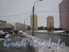 Перспектива ул. Пионерстроя от дома 4 в сторону пр. Ветеранов. Фото январь 2012 г.