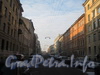 Перспектива 4-ой Советской ул. от дома 27 в сторону Суворовского пр. Фото февраль 2012 г.