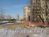 Ул. Чудновского, дом 5. Коммунальщики что-то раскопали перед домом 5. Фото февраль 2012 г. со стороны Российского пр. 