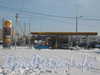 Хасанская ул., 1, корп. 1. АЗС Shell. Общий вид со стороны Индустриального пр. Фото февраль 2012 г.