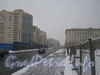 Перспектива Варшавской улицы от Бассейной улицы в стороны Кузнецовской улицы. Фото февраль 2012 г.