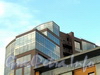 Гельсингфорсская ул., д. 2. Здание бизнес-центра «Гельсингфорсский». Фрагмент фасада. Вид с Выборгской набережной. Фото сентябрь 2011 г.