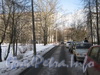 Ул. Тамбасова, дом 28 (слева). Проезд вдоль дома 25 корпус 3 в сторону ул. Тамбасова. Фото март 2012 г.