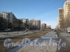 Перспектива чётной стороны улицы Маршала Захарова от дома 50 корпус 1 в сторону ул. Десантников. Фото март 2012 г.