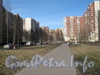 Ул. Маршала Захарова, дом 30. Перспектива бульвара в сторону Ленинского проспекта. Фото март 2012 г.