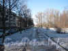Общий вид ул. Козлова по чётной пешеходной стороне в сторону Речной ул. Фото март 2012 г.