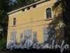 Ул. Чекистов, дом 19, лит. А. Общий вид из парка «Новознаменка» на боковую часть здания. Фото 9 июля 2012 г.