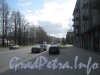 Перспектива Автовской ул. от дома 26 (справа) в сторону Краснопутиловской ул. Фото 3 мая 2012 г.