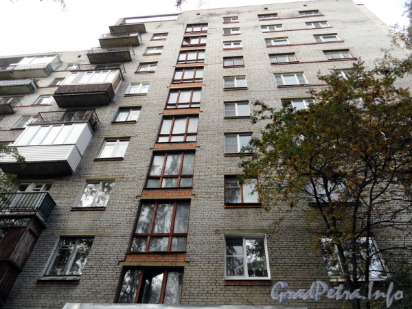 Торжковская ул., д. 11. Фрагмент фасада жилого дома. Вид со двора. Фото 2011 г.