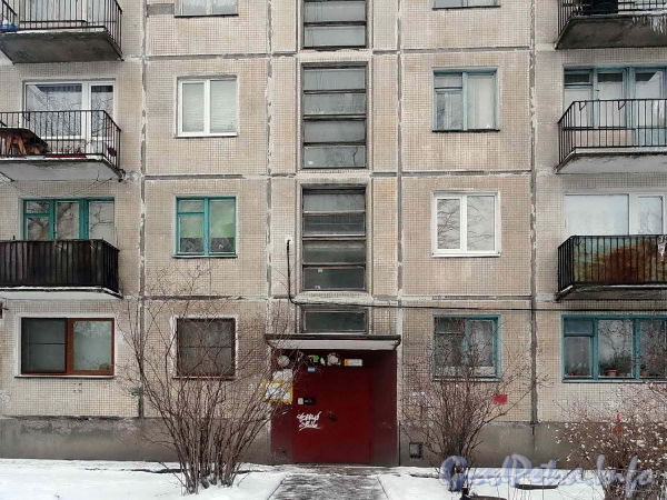 Ул. Антоновская, д. 4. Фрагмент фасада жилого дома. Фото январь 2012 г.