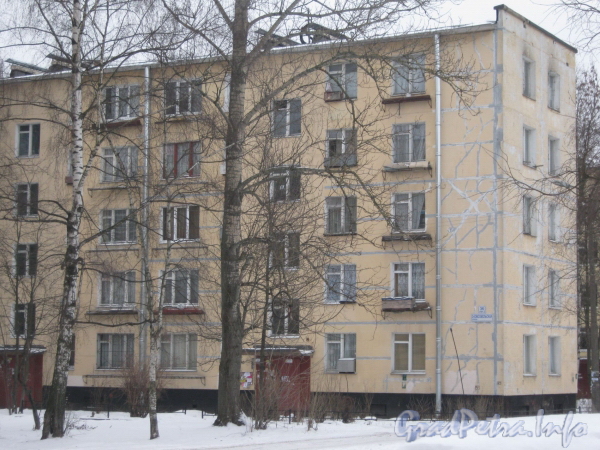 2-я Комсомольская ул., дом 36, корп. 2. Общий вид жилого дома. Фото январь 2012 г.
