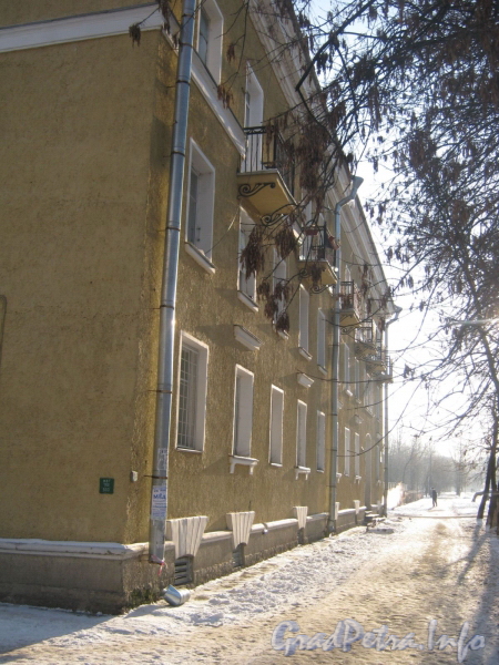 2-я Комсомольская ул., дом 10. Общий вид дома со стороны дома 8. Фото январь 2011 г.